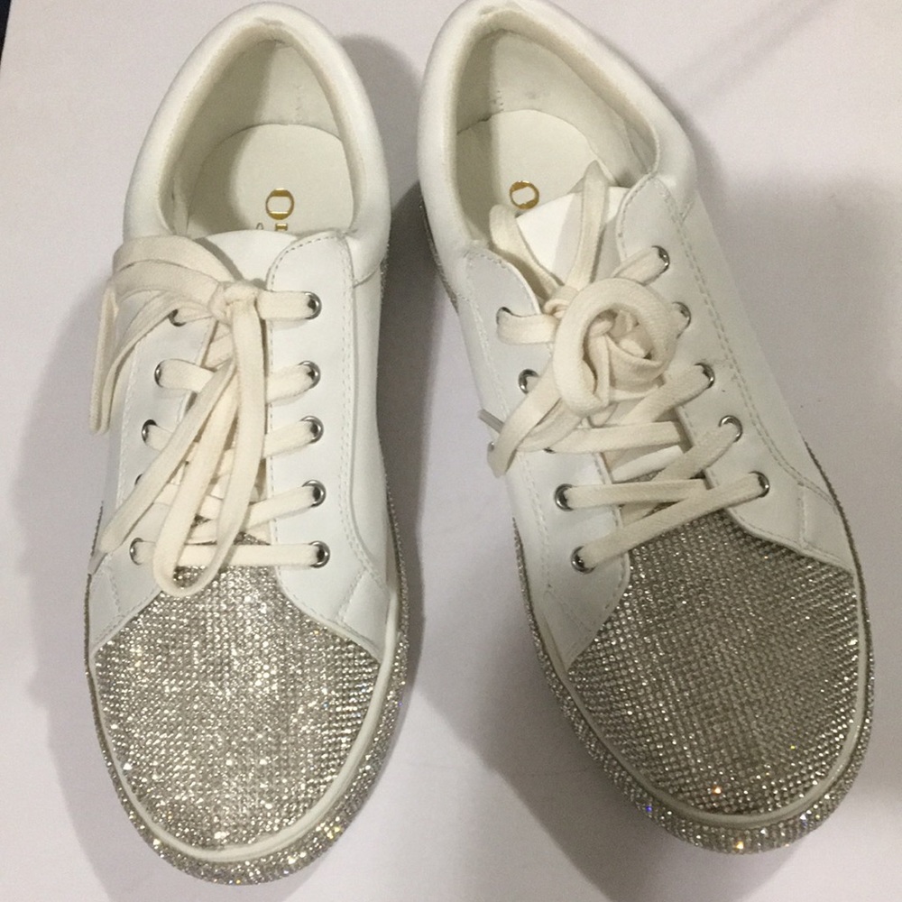 Glamorous BLING RHINESTONE Sneakers - Picture 10 of 15